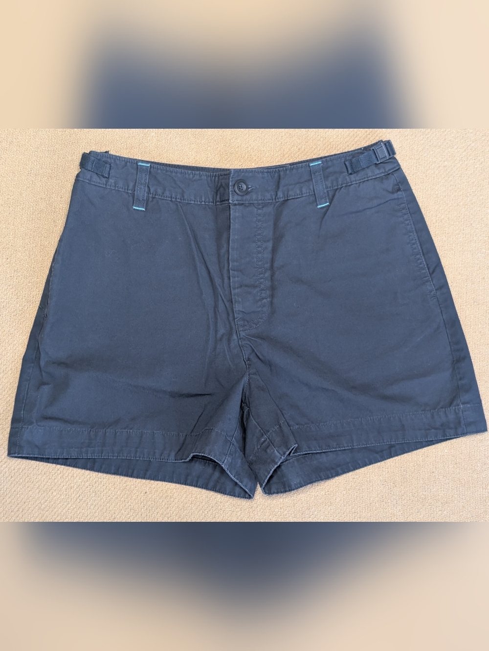 Gap Y2K Navy Blue High Rise Cotton Shorts